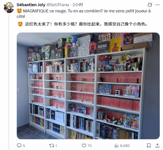 国外游戏大佬晒一整面NS游戏墙:生化9还有地儿塞吗?