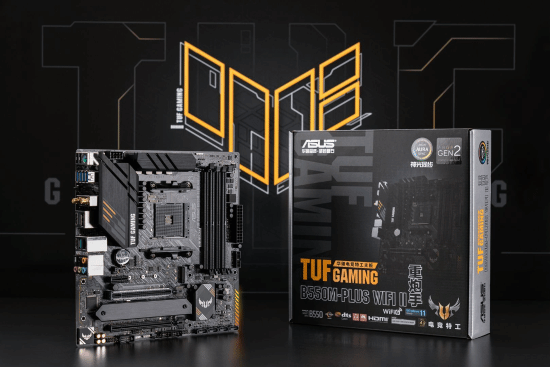 5500X3D装机首选华硕B550重炮手WIFI二代主板