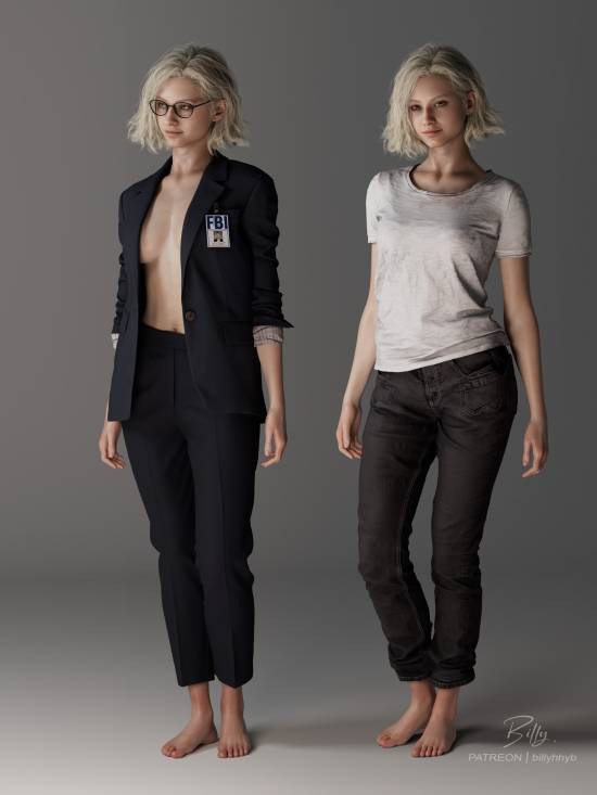 大神完成《生化9》女主建模!3D作品即将出炉