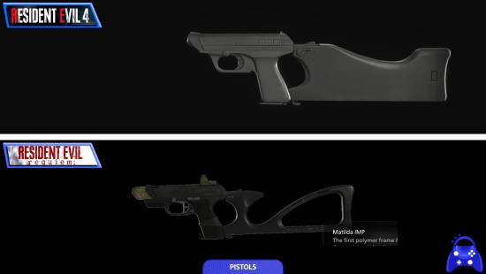 《生化9》对比《生化4RE》武器细节！哪个手感更好？