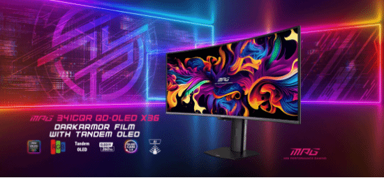 超越速度与画质边界：微星MPG 341CQR QD-OLED X36流光显示