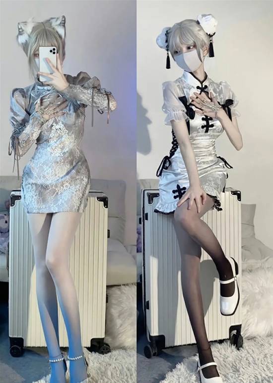 “渐变色丝袜”走红海外 脚到大腿根从深到浅