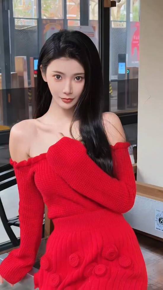 “浩浩妈”晒黑丝！红裙老“肩”巨猾